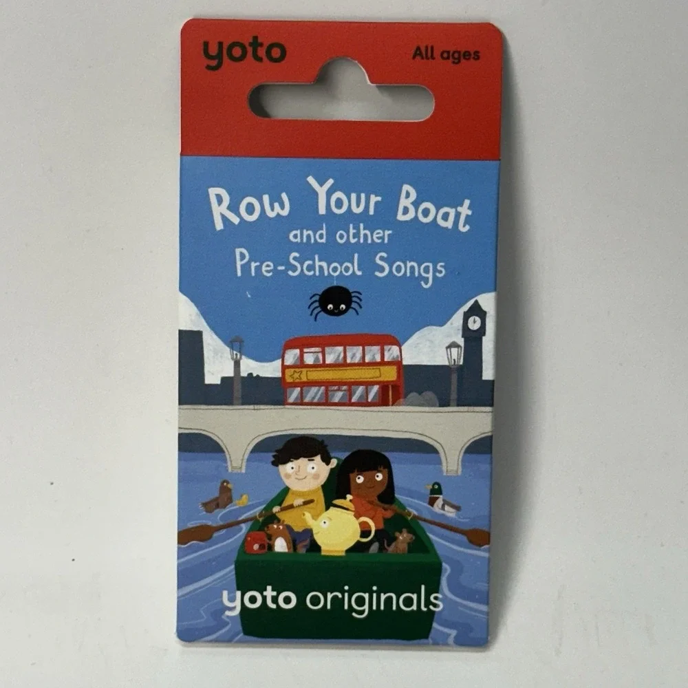 Yoto Card‎ Row Your Boat and Other Pre-School Songs Audio Book Card